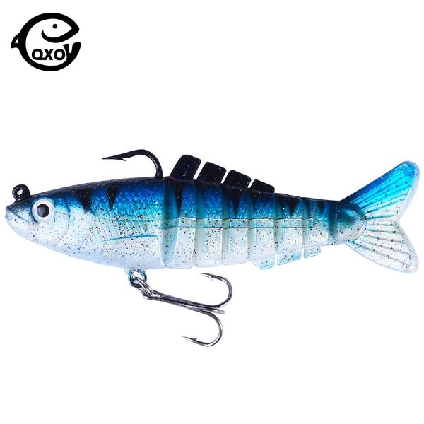 

qxo 4шт / серия рыбалка soft 18г 9см силиконовые приманки качели приманка swimbait поверхности воблера море грузила для рыбалки shad приманк