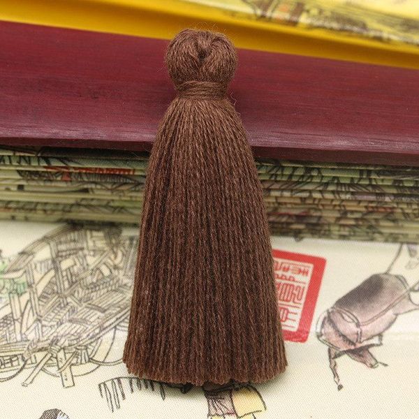 

20pc 6cm mini pure cotton tassels diy home textile curtain clothing pendant tassel crafts handmade making tassels fabric decor h bbyzfa