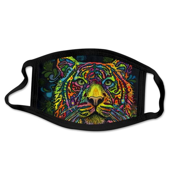 

print mask face masks fabric prectivemask proof washable tapaboca#312, Black