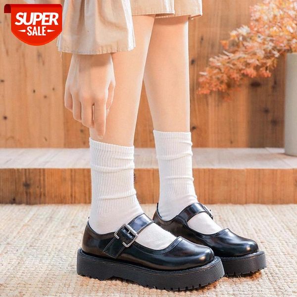 

ribetrini new arrival girl black platform buckle strap marry janes shoes women pumps lolita sweet great quality pumps #ch6y