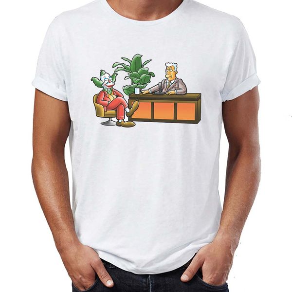 

мужская футболка joker интервью пародия mashup забавный artsy удивительный произведение printed tee спорта толстовка с капюшоном толстовка