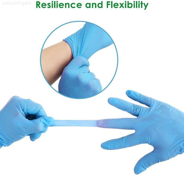 

pcs disposable pvc comfortable nitrile 100 butadiene gloves ship