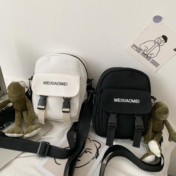 

ins japanese canvas small bag 2020 new korean style student all-match shoulder bag harajuku style girl cross-body