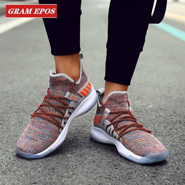 

gram epos men boots men street basketball culture shoes daily footwear mens shoes casual brand zapatillas hombre deportiva, Black