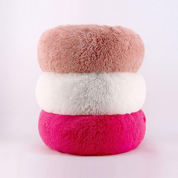 

sleep luxury soft plush dog bed round shape sleeping bag kennel cat puppy sofa bed pet house winter warm beds cushion cat1