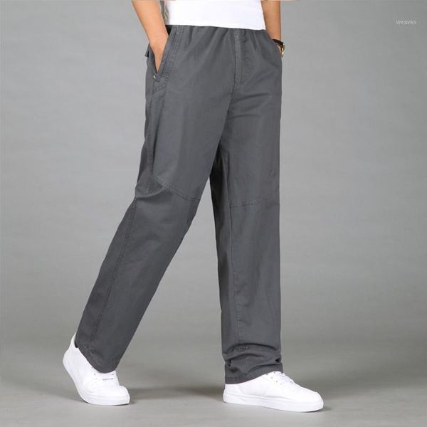 

man causal pants men's new style large-size pure-color overalls outdoor leisure comfort pant chinese traditional harajuku1, Black