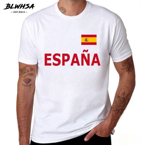 

blwhsa spain fans cheer t shirt for men spain flag letters printed men t-shirt fashion tshirt sport hooded sweatshirt hoodie
