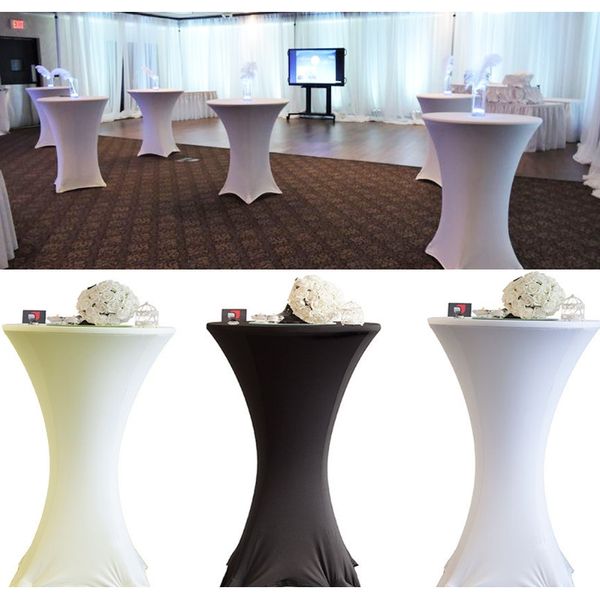 

1pcs 60x110cm spandex elastic stretch cocktail tablecloth table cover for wedding banquet party table decoration home textiles f bbyfgr