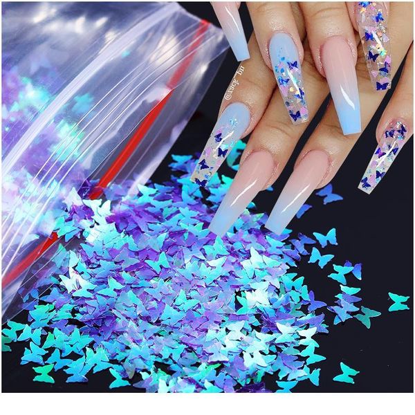 

1 bag colorful nail sequin flakes holographics glitter love heart shape nail sequins nail art decoration fir jllbao, Silver;gold