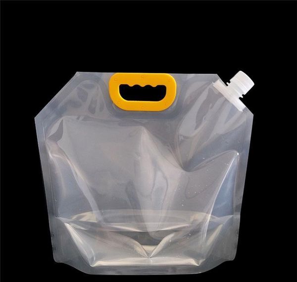 

1.5/2.5/5l stand-up plastic drink packaging bag spout pouch for beer beverage liquid juice milk coffee d jllidh insyard