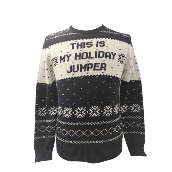 

comfortable wrinkle anti shrink custom luxury winter man sweater8uy, Black