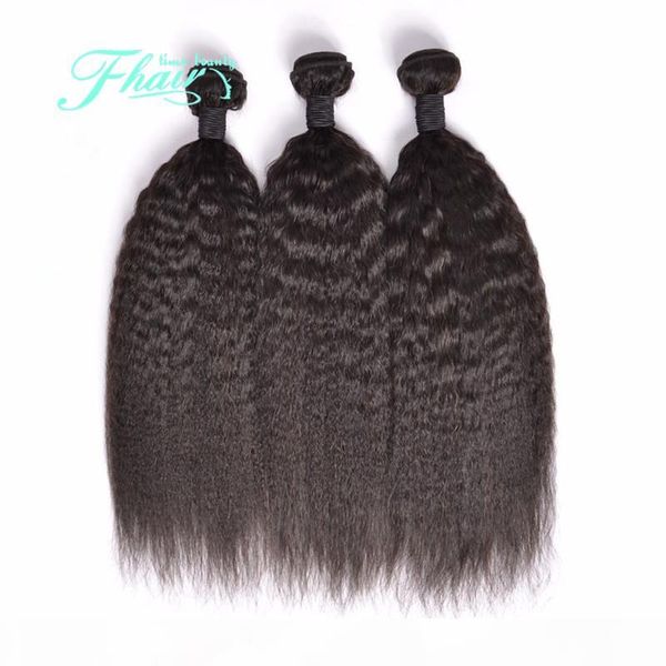 

8a indian yaki straight hair 3 bundles hair straight weave 10-30" inch length 1b natural color human hair extensions dhl, Black