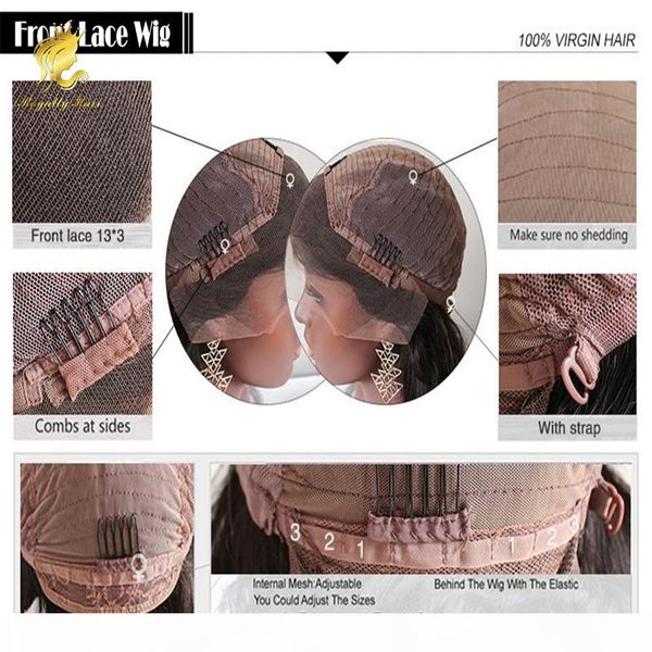 

elling full lace wigs 130% density glueless brazilian human hair lace front bob side part wigs for black women, Black;brown