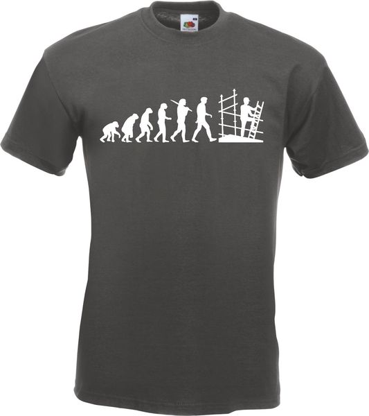 

горячие продажи моды evolution для такелажником scaffolding builder t-shirt tee рубашки спорта с капюшоном толстовка с капюшоном