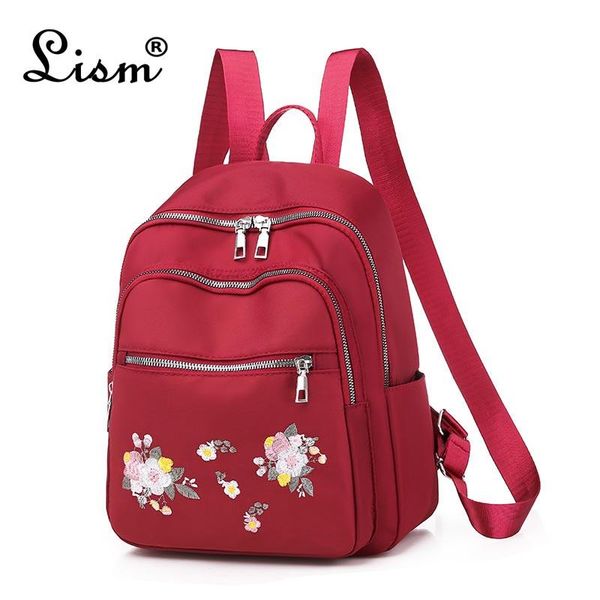 

роскошные вышитые рюкзак 2020 новый ткань оксфорд водонепроницаемый студент schoolbag дамы конструктора тавра способа повелительниц мешка пе