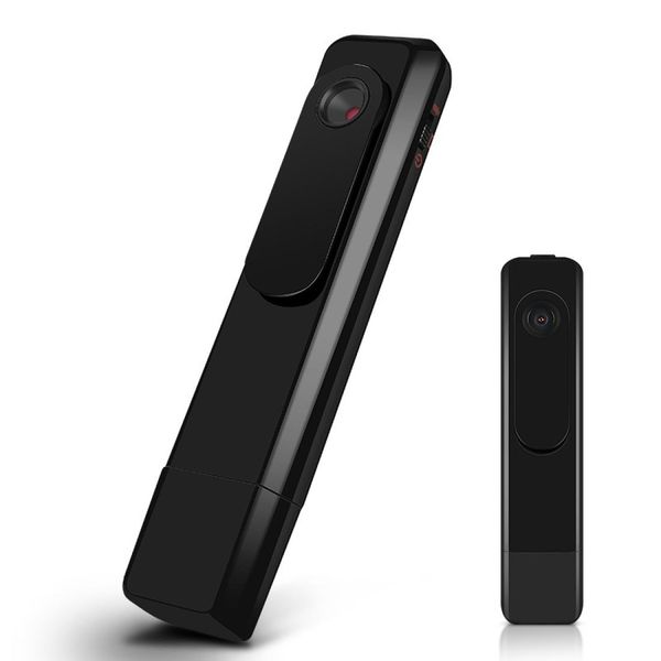 

c181 1080p mini back clip 130 degree small wide angle meeting lecture professional video recorder pen without tf card