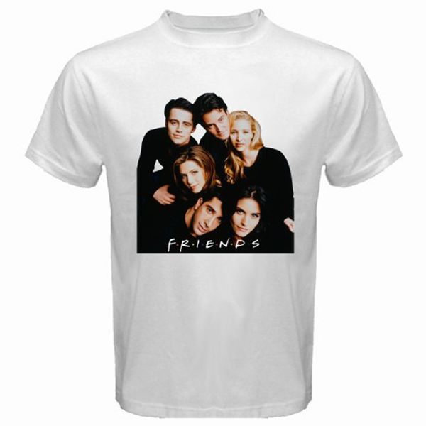 

new friends 90's tv series show men's white t shirt size s to 3xl short sleeve t shirts man sport hooded sweatshirt hoodie
