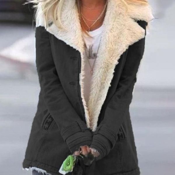 

outwear coat trench coat jacket overcoat long sleeve parka winter, Black;brown
