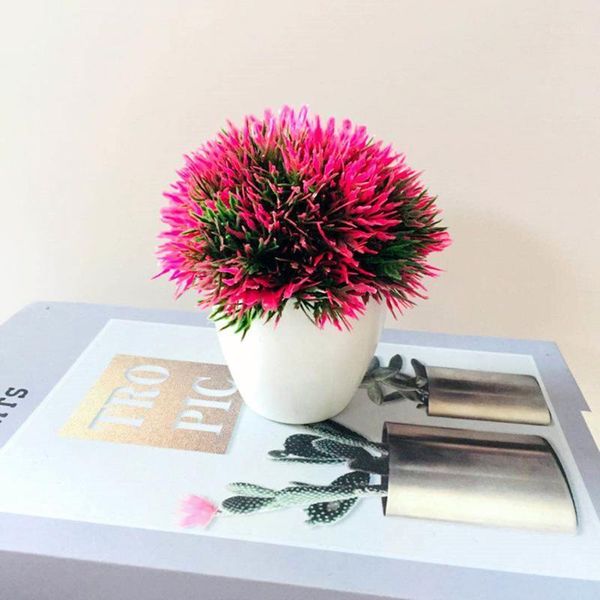 

artificial plants bonsai small tree pot plant fake flowers potted ornament1