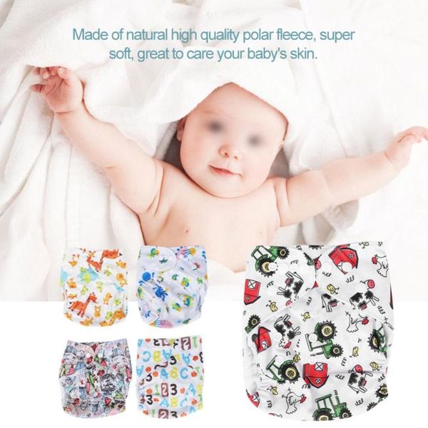 

new baby cloth diaper cover cartoon animal washable nappy baby newborns adjustable reusable cloth diapers for 0-2years 3-13kg