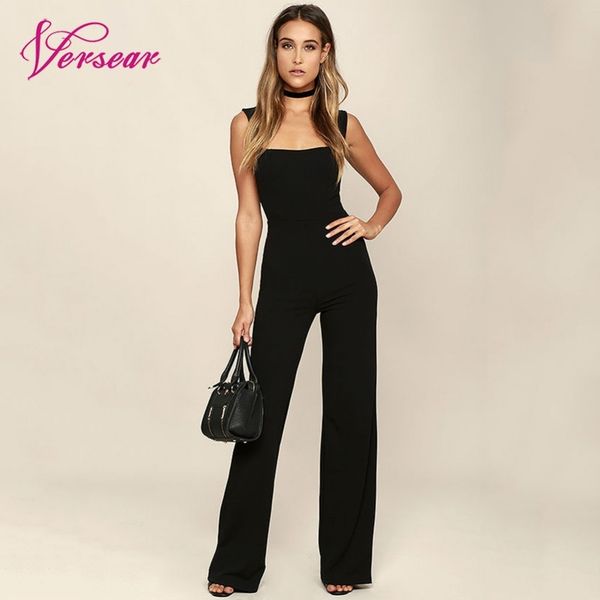

sleeveless overalls for women black white flare trouser casual workout jumpsuit 2020 one piece rompers women's jumpsuit lj200814