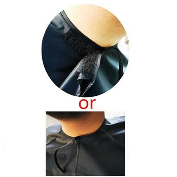 

pro waterproof salon hair cut hairdressing hairdresser barbers cape gown cloth wrap black pro wa qyliaz