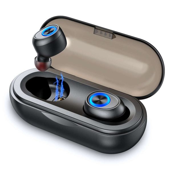 

2019 in ear charging box 5.0 automatic pairing wirels bluetooth headset