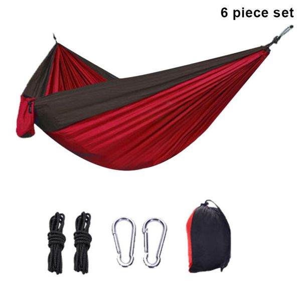 

upgrade camping hammock outdoor hanging double hammocks portable nylon hiking hammock for backpacking travel bhd2