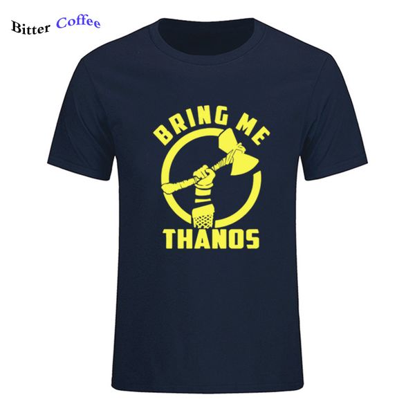 

sport new funny t-shirt men bring me thanos printed t shirt men cotton short sleeve loose hipster tee camisetas
