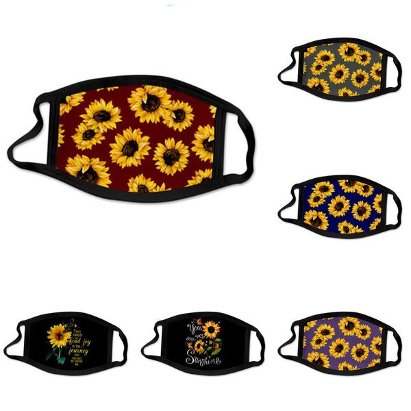 

cotton haze 3d digital printing washable and sunflower dust breathable fashion new prevention mask cnihx