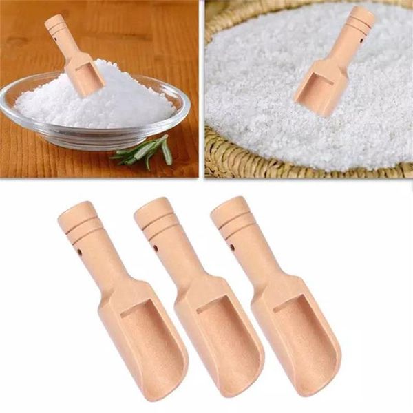 

1 шт wood приправа scoop flatware кофе чай сахар малый ложка соль деревянные ложки приготовление инструменты кухня гаджеты teaware bbypgh