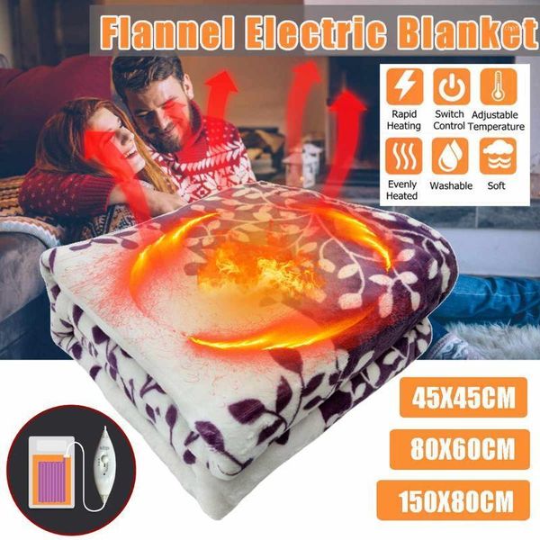 

electric blanket 220v thicker plush electric heating blanket thermostat throw body heater warmer1