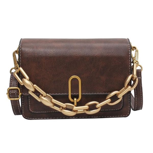 

cross body women's korean retro chain small square bag 2021
