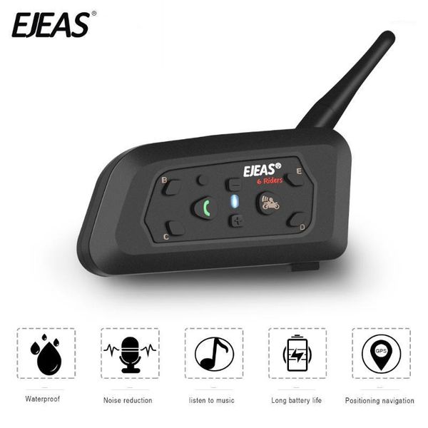 

ejeas motorcycle intercom helmet headset comunicador moto intercom helmet speaker wireless bluetooth talking range within 1200m1