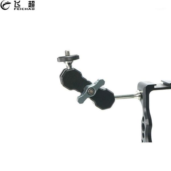 

new magic arm 1/4 inch screws dual ballhead adapter mount holder for dslr camera monitor led light flash monitor video cage rig1