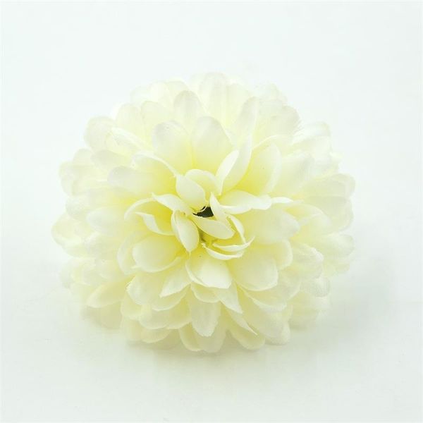 

5pcs 7cm chrysanthemum artificial silk flower head for home wedding party decoration scrapbooking diy hydrangea flowers wall bbybba