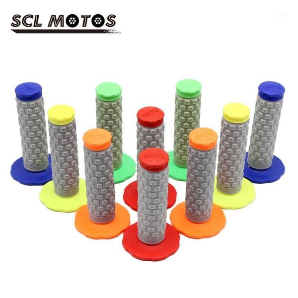 

scl motos 1pair motorcycle crocodile skin rubber 7/8" 22mm handlebar grips handle bar grip moto racing motorcycle accessories1