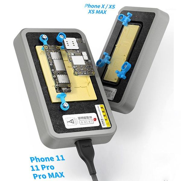 

motherboard separator fast heating station for x/xs max/11/11pro max cpu ic chips disassembly glue removing repair tool1