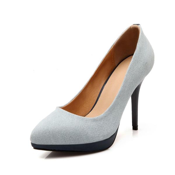 

dress shoes stilettos ultra-high with shallow mouth cowboy protection water table 40-43 size fashion 1846, Black