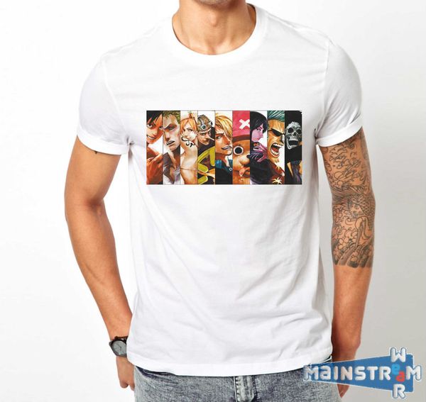 

sport new 2019 summer fashion t-shirt maglietta one piece ciurma crew tee shirt