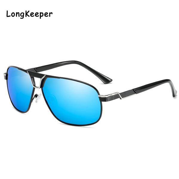 

vintage mens polarized sunglasses brand design goggle summer style pilot sun glasses coating lens driving eyewear for men/women, White;black