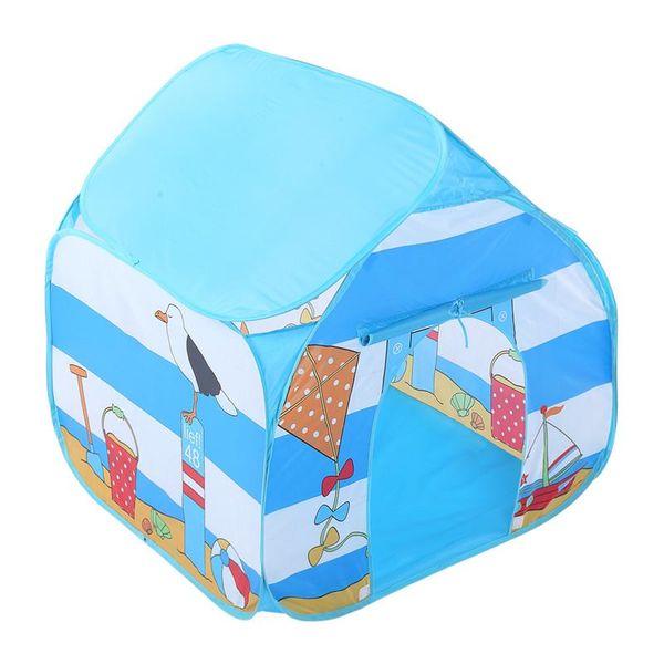 

children's tent blue camping outdoor portable foldable playhouses ocean ball pool play game sea tent toys for children boys wmtjsq xhlo