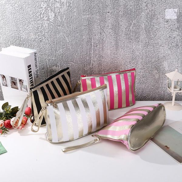

cosmetic bags & cases 2021 phnom penh stripe portable bag household makeup storage holds small bags1