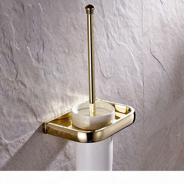 

luxury shower bathroom accessories set towel ring paper holder coat hook toilet brush polished gold bath hardware bbyvre wrhome