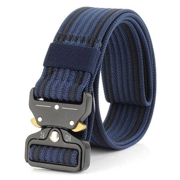 

men sports belt breathable wear-resistant adjustable nylon outdoor waistband js26 t200427, Black;brown