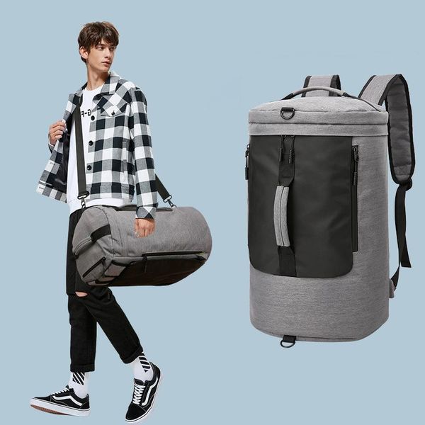 

35l gym bag многофункциональные мужчины спортивные сумки женщина фитнес сумки для ноутбука рюкзаки рука путешествия хранения сумка с ботинка