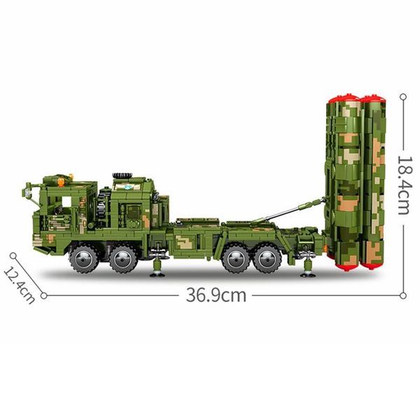 

sembo military trucks air defense missile truck car building blocks howitzers vehicle creator educational toys for boys gifts sqcxns