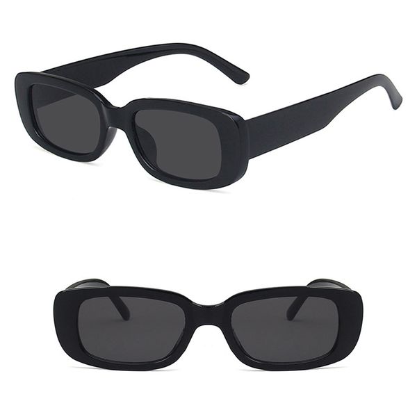 

new small frame square for men and women street shooting sunglasses fashion popular personalized glasses, White;black