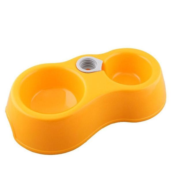 

pet feeder plastic dual port matic feeder water drinking feeding basin bowls qylcnq toys2010
