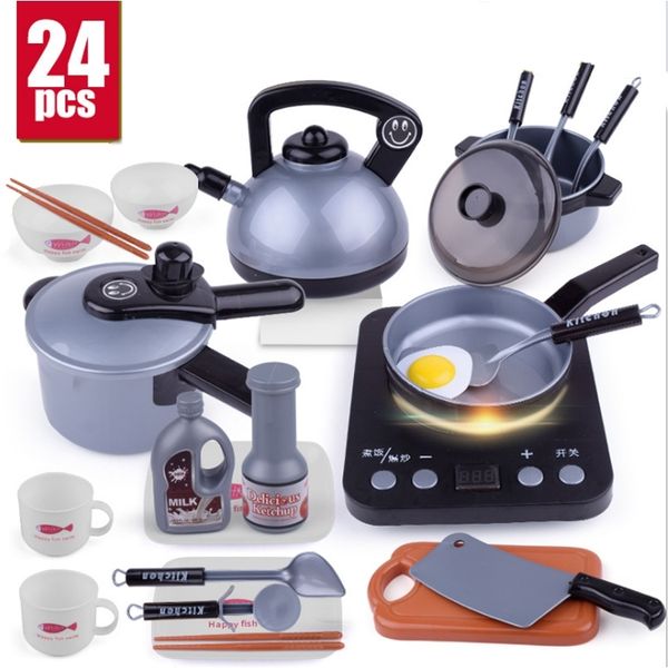 

new 1 set pretend play toy children's microwave oven baby kitchen toy simulation kettle small appliances cooking toy d151 y200428